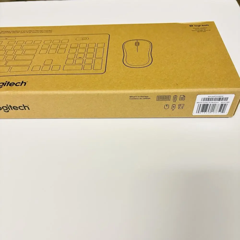 Logitech MK370 Combo for Business, Wireless Keyboard & Mouse, Logi Bolt USB. New
